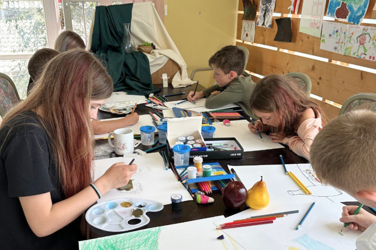 Art School of Freedom: Creative Classes for Refugee Children in Vilnius